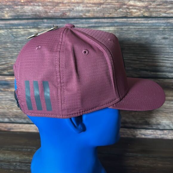 Adidas Merlot and Black Aeroready Snapback Hat - Picture 5 of 8